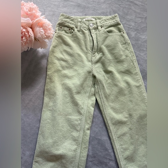 PacSun Light Green Corduroy Pants 90s boyfriend style - Picture 4 of 9